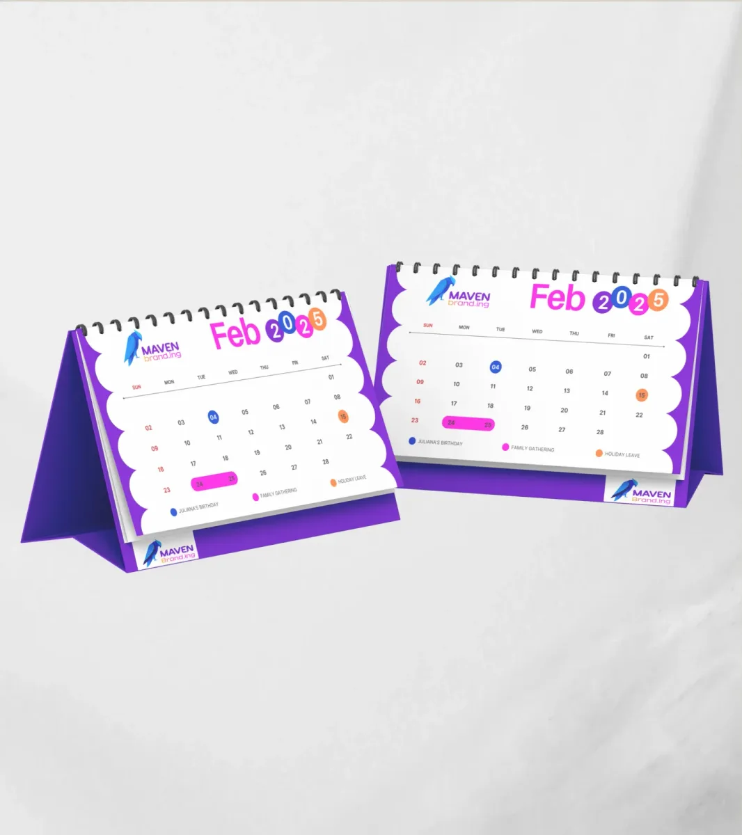 Wall Calendars with Year-Round Brand Presence by Maven Branding
