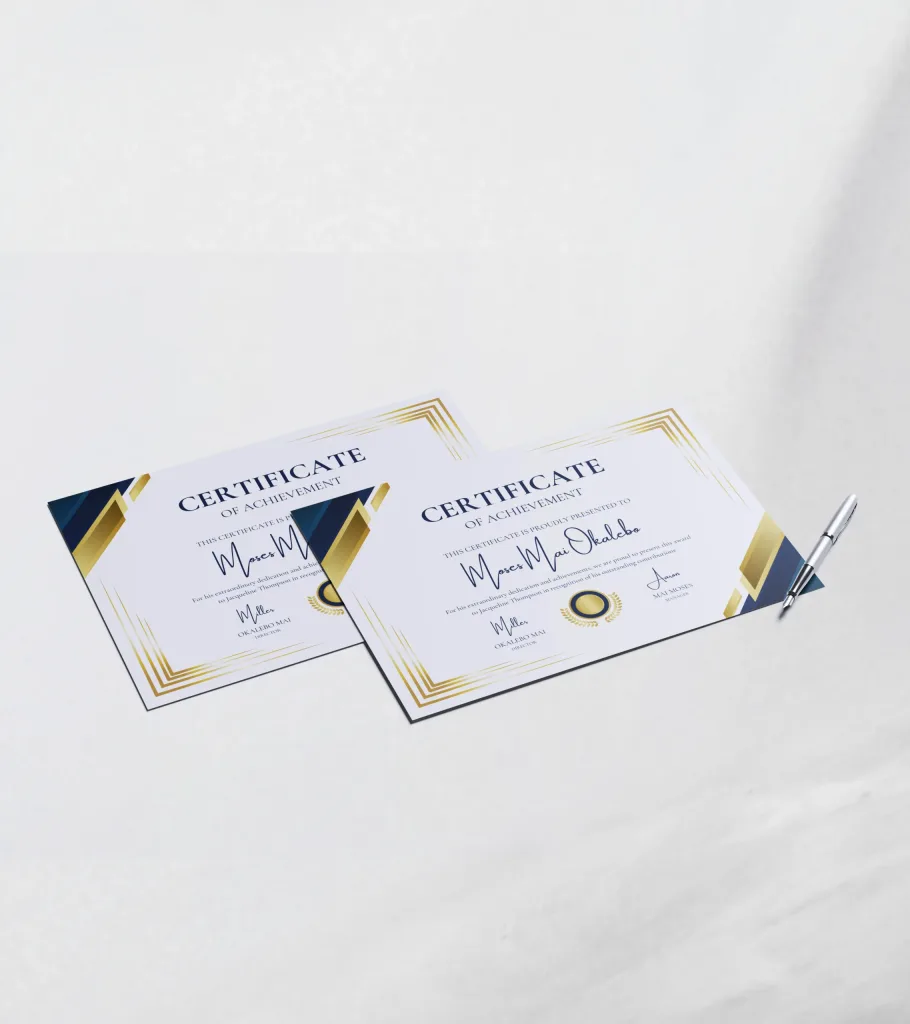 Certificates