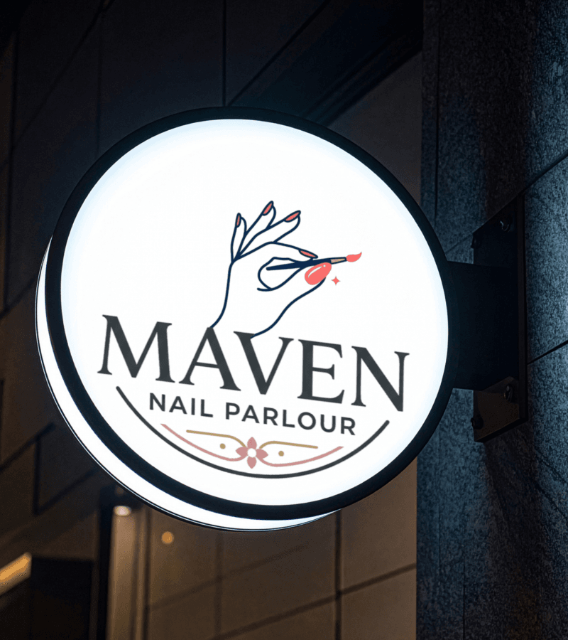 Round Outdoor Signage in Uganda
